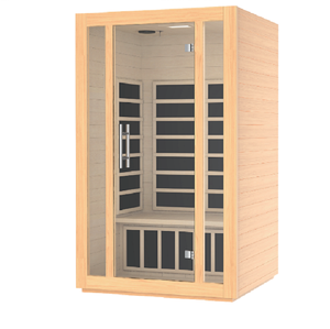 Cabine de Sauna à vapeur sèche à l'ozone pour 2 personnes, chauffage de la maison, dôme, Hemlock, Sauna à infrarouge lointain, à vendre - Product Image 4