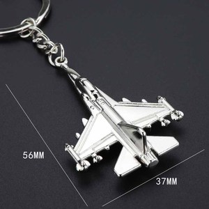 Llavero de Aleación de Zinc con Diseño de Avión DingHong, Llavero Metálico Plateado con Logotipo Personalizado, Regalo de Moda para Llaves y Recuerdos - Product Image 5