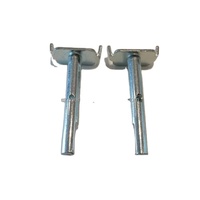 Support de fixation invisible en acier inoxydable estampé sur mesure avec traitement de surface nickel/chrome/galvanisé pour cloison invisible