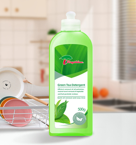 Rayshine Custom <strong>Dish</strong> Washing Cleaning Liquid Green Tea Fragrance <strong>Detergent</strong> Strong Degreasing 500g - Product Image 4