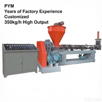 Unité de granulation par extrusion de matériaux en vrac PP PE, ligne de recyclage et de pelletisation de plastique à haut rendement 350 kg/h
