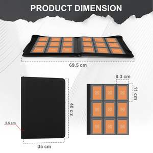 ชุดการ์ด252 9ช่องสำหรับการซื้อขาย<span class=keywords><strong>หนัง</strong></span> PU การออกแบบที่เป็นเอกลักษณ์ - Product Image 4