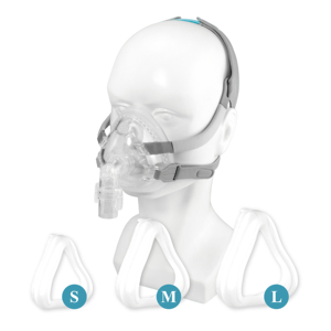 Masque CPAP transparent de qualité médicale à prix d'usine, demi-masque facial pour le <span class=keywords><strong>traitement</strong></span> de l'<span class=keywords><strong>apnée</strong></span> <span class=keywords><strong>du</strong></span> <span class=keywords><strong>sommeil</strong></span> <span class=keywords><strong>et</strong></span> anti-<span class=keywords><strong>ronflement</strong></span> - Product Image 5