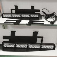 Luz estroboscópica led para salpicadero de coche, luz de advertencia de emergencia, doble color, 32W, CE