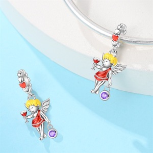 PANBUEATY-Pendentif Vintage en Argent Plaqué Verre à Vin, Nouveau Style, Bijoux en Perle de Zircon, Accessoires pour Femmes - Product Image 2