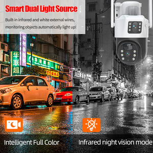 4MP 2K Full HD 4G Năng Lượng Mặt Trời Bảng Điều Khiển Không Dây PTZ Máy Ảnh Ống Kính Kép Ngoài Trời An Ninh 4G Sim Thẻ Năng Lượng Mặt Trời CCTV Máy Ảnh - Product Image 4