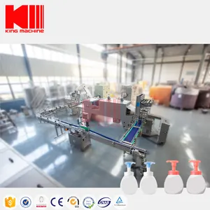 Línea de producción de máquina de llenado automático de 100-1000ml de máquina de llenado de jabón líquido de limpieza de champú
