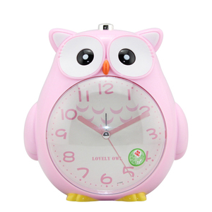 Reloj Despertador con Diseño de Búho para Niños, Reloj Analógico Silencioso sin Tictac para Mesa de Noche con Luz Nocturna y Función de Repetición, Alarma con Melodía # 19090 - Product Image 2