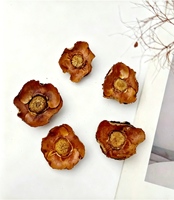 Fleur de noix de coco naturelle importée sur mesure, coquille de fleur séchée, décoration d'intérieur, fleur pour mariage et fête des Mères