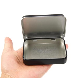 Boîte à outils de petite taille pour l'escalade en montagne, la pêche, le bureau, boîte de rangement pour outils de petite taille, boîtes en métal avec couvercle à charnières - Product Image 1