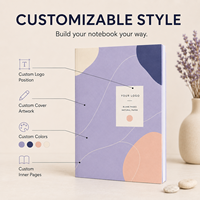 Carnet de notes personnalisable haut de gamme à couverture rigide, format pliable, papier naturel 80 g/m², 100 feuilles, 128 pages, 150x190 mm, pour écriture quotidienne, idéal comme cadeau