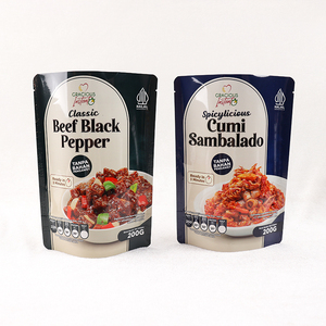 ถุงซิปล็อคแบบตั้งได้พร้อมรอยฉีกง่าย ใช้กับไมโครเวฟได้ เหมาะสำหรับอาหารสำเร็จรูป ใช้เก็บอาหารที่บ้านและสำหรับปิกนิกนอกบ้าน - Product Image 2