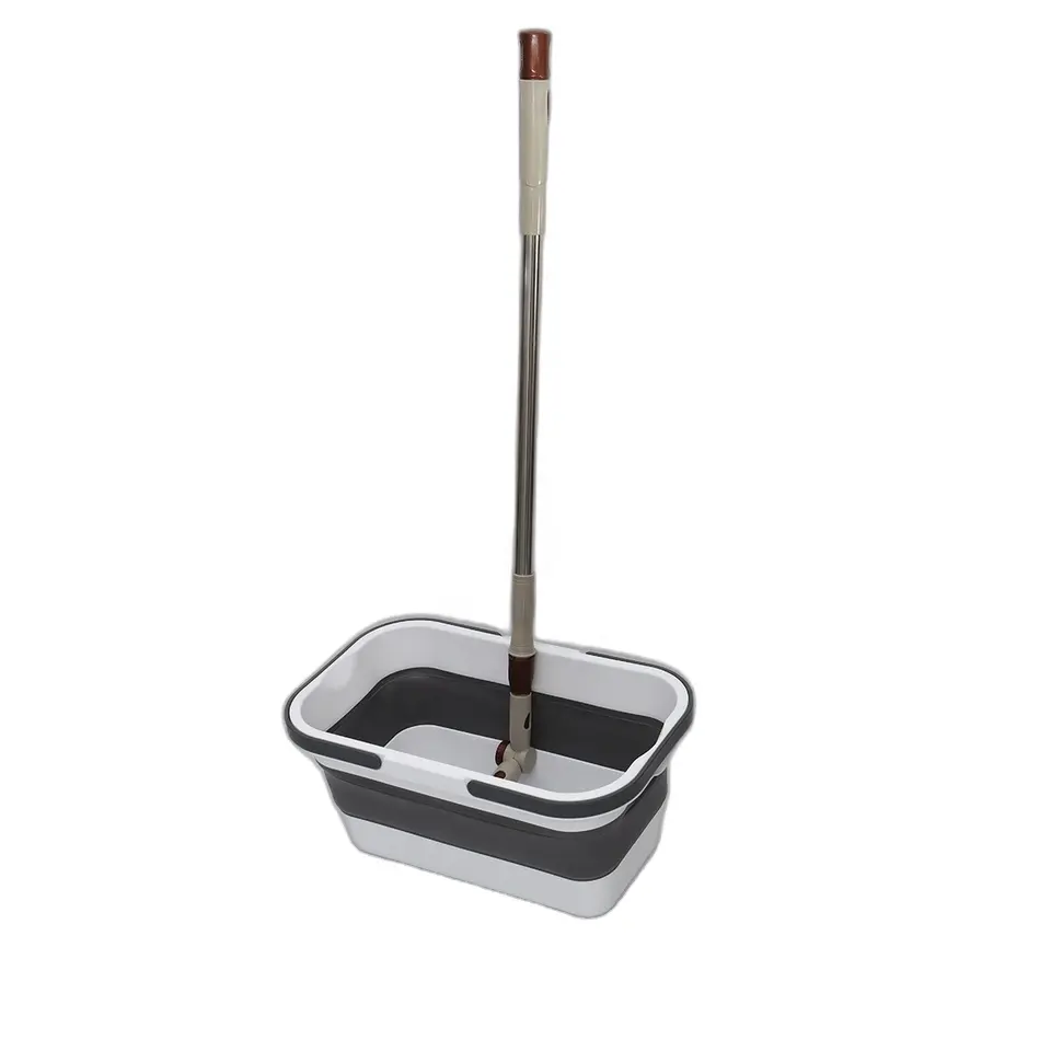 7L Multi-Function PP Plastic Mop Bucket Cesta de Mão Dobrável para Limpeza Doméstica e Detalhamento