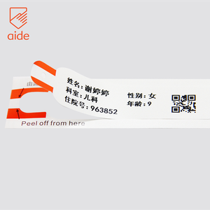 Bracelet d'identification d'usine, bracelet médical d'hôpital, bracelet d'identification du patient, bracelet thermique jetable à transfert thermique - Product Image 5