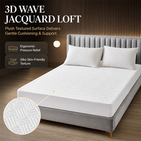 Protège-matelas hypoallergénique rafraîchissant avec couche d'air, imperméable, respirant et doux, pour enfants et adultes