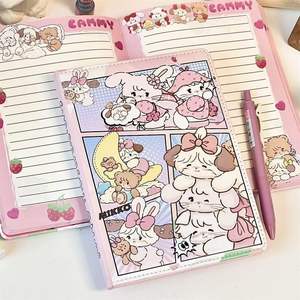 YuBon mignon <span class=keywords><strong>Mikko</strong></span> A5 bobine cahier dessin animé doux journal livre pour étudiant retour à l'école cahier étude papeterie enfants prix cadeau - Product Image 6