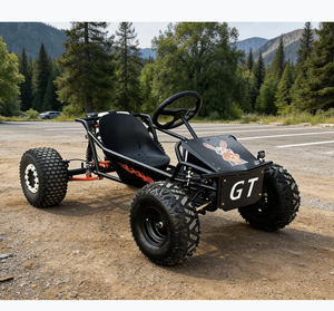 Kart de carreras CnGas con freno de disco, para <span class=keywords><strong>alquiler</strong></span>, drifting y recreación, motor de 4 tiempos con transmisión por cadena de 212cc, 70km/h, accesorios para karts. - Product Image 2