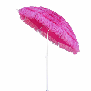 Couleurs spéciales parasol parapluie plage parapluie mobilier d'extérieur 3mm Parasol parapluies style hawaïen <span class=keywords><strong>paille</strong></span> mode chinois 2M - Product Image 2