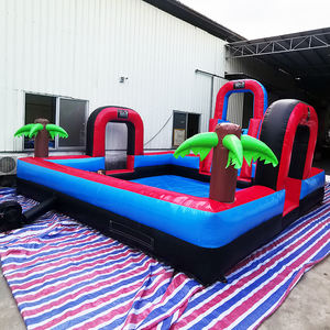 Nouvelle arrivée <span class=keywords><strong>Piscine</strong></span> gonflable commerciale avec <span class=keywords><strong>piscine</strong></span> gonflable toboggan avec palmier - Product Image 1