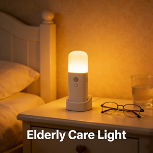 6 Inch LED Motion Sensor Night <b>Light</b> USB Rechargeable Dimmable Portable Lamp 1200Mah Battery for Bedroom Living Room Hallway - Product Image 4