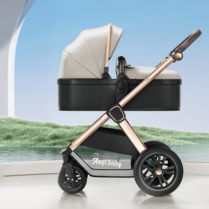 Poussette de bébé de meilleure qualité pour nouveau-né Snd enfant jusqu'à 3 ans landau 3 en 1 - Product Image 2