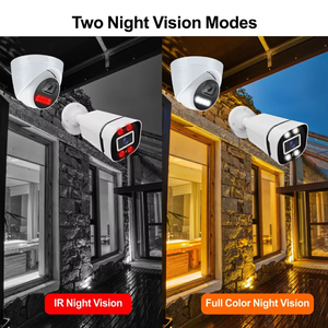 Cámara de Seguridad para el Hogar 4MP 5MP 8MP 4K con Lente de 3.6mm, Visión Nocturna a Todo Color, CCTV Domo IP65 IP POE, Cámara de Seguridad IP con NVR - Product Image 4
