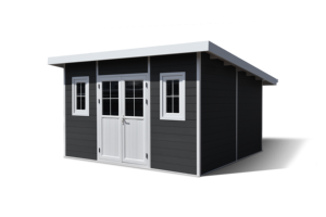 Maisons en bois WPC préfabriquées de type D, villas modernes, appartements, halls, hangars extérieurs en panneaux d'acier, garantie 5 ans - Product Image 3