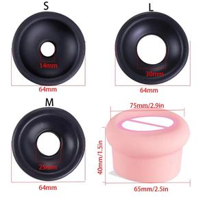Bomba de Pene Recargable por USB para Entrenamiento de Alargamiento del Pene, Certificación CE ROHS, Diseño Transparente Impermeable, para Glande y Testículos - Product Image 3
