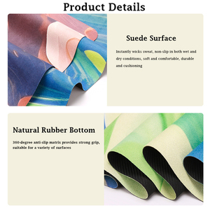 LEECORK Tapis pliable personnalisé imprimé, en suède écologique, imperméable, épaisseur 4 mm, très demandé - Product Image 5