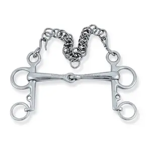 Embouchures pour chevaux avec crochets et chaîne de rênes - Product Image 1