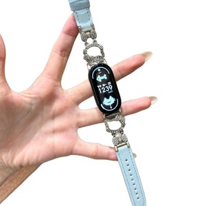 Correa de Silicona Kitty Cat Hello Compatible con <span class=keywords><strong>Mi</strong></span> <span class=keywords><strong>Band</strong></span> 10/9/8/Pro Hongmi Iwatch, Diseño de Doble Color con Botón a Presión - Product Image 1