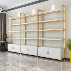 Espositore Moderno Nordico Personalizzato in Metallo e Legno per Negozi al Dettaglio, Scaffale per Prodotti Cosmetici, Trucchi, Borse e <span class=keywords><strong>Abbigliamento</strong></span> - Product Image 3