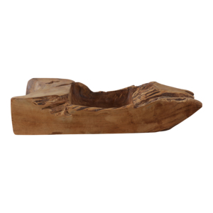 Ciotola Decorativa Lunga in Legno per Tavolino da Caffè, Decorazione Rustica per la Casa, Centrotavola da Cucina - Product Image 4