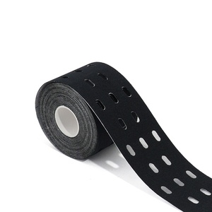 Bande de kinésiologie perforée et respirante pour l'entraînement sportif, soutien musculaire, unisexe, en pur coton, <span class=keywords><strong>bandage</strong></span> élastique en rouleau - Product Image 3