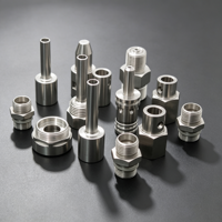 Pièces en acier inoxydable usinées avec précision sur commande, 5 axes, usinage CNC, fraisage CNC, pièces en aluminium, petites pièces OEM