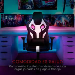<span class=keywords><strong>Fauteuil</strong></span> inclinable durable en cuir de qualité supérieure Best Silla <span class=keywords><strong>Gamer</strong></span> Pro 4D Functional Cheap Large XL Adults Gaming Chair en <span class=keywords><strong>noir</strong></span> <span class=keywords><strong>et</strong></span> <span class=keywords><strong>blanc</strong></span> - Product Image 2