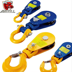 Ambull nhà máy tùy chỉnh snatch ròng rọc khối snatch nâng ròng rọc khối 0.5 tấn đến 30 tấn đơn đôi sheave nâng khối - Product Image 5