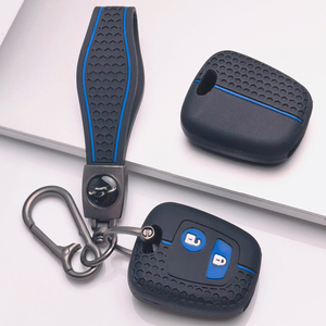 Premium Silicone Car Keychain Fob Strap for Peugeot 107 108 206 207 307 308 For <strong>Citroen</strong> <strong>C1</strong> C2 C3 C4 C5 Metal Keychain <strong>Accessory</strong> - Product Image 2