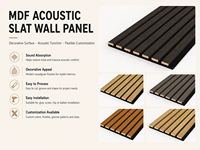 Panneau mural acoustique perforé en MDF moderne sur mesure pour projets hôteliers, chambres d'hôtel et bâtiments commerciaux