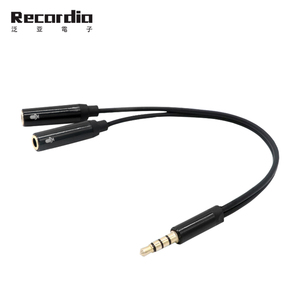 Cavo Splitter Audio GAZ-CB37 per Cuffie, Adattatore da <span class=keywords><strong>Jack</strong></span> Maschio 3.5mm a <span class=keywords><strong>2</strong></span> Femmine, Cavo Aux - Product Image 5