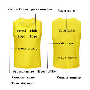 عرض خاص كرة القدم البوليستر تنفس مخصص كرة القدم فضفاضة وpinnies شبكة لكرة القدم - Product Image 2