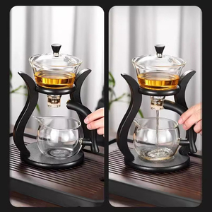 Hot bán cao Borosilicate lười biếng tích hợp bán tự động trà Maker Glass <span class=keywords><strong>Set</strong></span> - Product Image 6