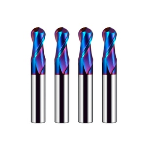 OEM tùy chỉnh Công cụ Cắt tráng 4 sáo <span class=keywords><strong>CNC</strong></span> <span class=keywords><strong>bit</strong></span> <span class=keywords><strong>30</strong></span> độ hrc65 Bóng Mũi phay cắt 2 Sáo cacbua cuối nhà máy - Product Image 1