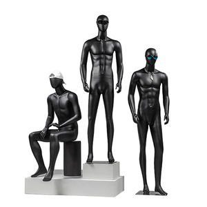 Maniquí con soporte <span class=keywords><strong>para</strong></span> tienda <span class=keywords><strong>de</strong></span> <span class=keywords><strong>ropa</strong></span> <span class=keywords><strong>para</strong></span> hombres, Torso blanco y negro en fibra <span class=keywords><strong>de</strong></span> vidrio, modelo <span class=keywords><strong>de</strong></span> Fitness <span class=keywords><strong>de</strong></span> cuerpo completo <span class=keywords><strong>para</strong></span> adultos - Product Image 2