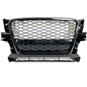Grille de pare-chocs avant style RSQ5 en maille nid d'abeille en ABS pour <span class=keywords><strong>Audi</strong></span> Q5 8R 2009-2012 - Product Image 1