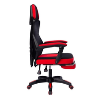 Chaise ergonomique en maille à prix d'usine, confortable, avec accoudoirs articulés, dossier haut, pivotante à 360°, durable, inclinable avec repose-pieds pour adultes