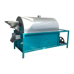 Automatic Commercial Grain Roasting Machine Auto Industrial Gas Cereal Rotary Drum Roaster Oven Machines Price For Sale