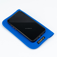 Blauwe Faraday Telefoonbeveiliging Signaalblokkerende Portemonnee Signaalblokkerende RFID Faraday Stof Waterdichte Hoes voor iPhones Pro Max