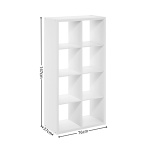 Lưu Trữ Tổ Chức Tùy Chỉnh Trắng Lưu Trữ Tổ Chức Với Giỏ Dệt Cho Phòng Khách Hiển Thị - Product Image 2