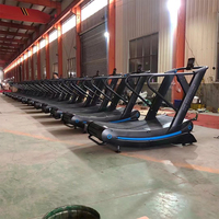Cinta de Correr Mecánica Profesional Curva para Gimnasio Comercial, Sin Motor, Autogeneradora, Manual, de Fábrica con 20 Años de Experiencia